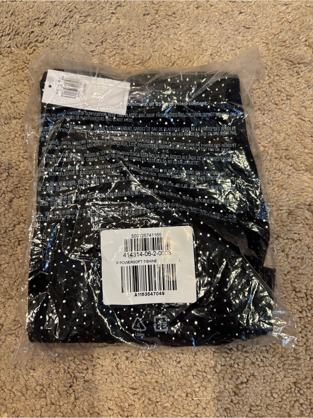 Black Polka Dot leggings